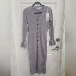 Grey dress xs nwt
